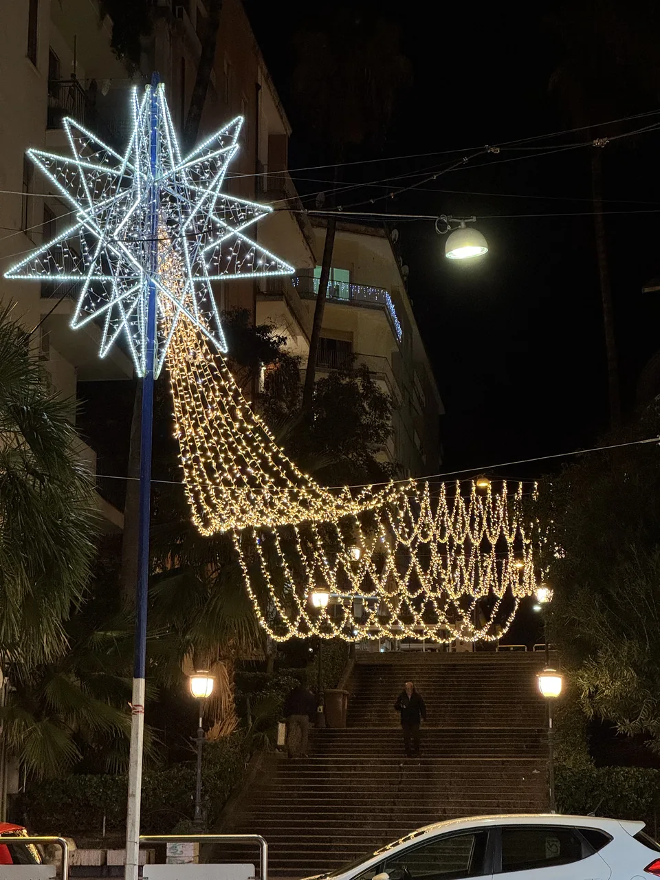 Luminarie in città